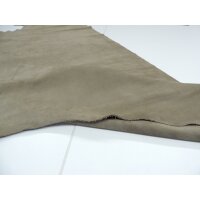 Lederhaut Büffelleder Polsterleder Antikleder khaki ca. 2,50 qm